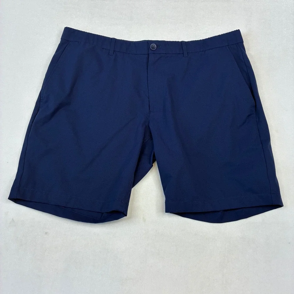 Holderness & Bourne Harwood Short Mens 40 Navy Blue Golf Performance Signature